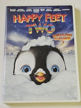 Happy Feet Two DVD Bilingual Family Movie Kids Animated Penguins